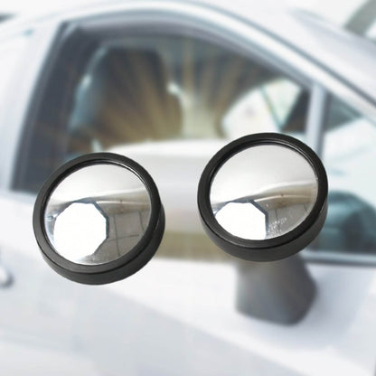 Car Blind Spot Side Mirror Round HD Glass Blindspot Mirror Convex Rear View Mirror, Car Mirror Accessories Suitable to All Cars, Frameless Design (2 Pcs Set) - infinityexculsivestore.com