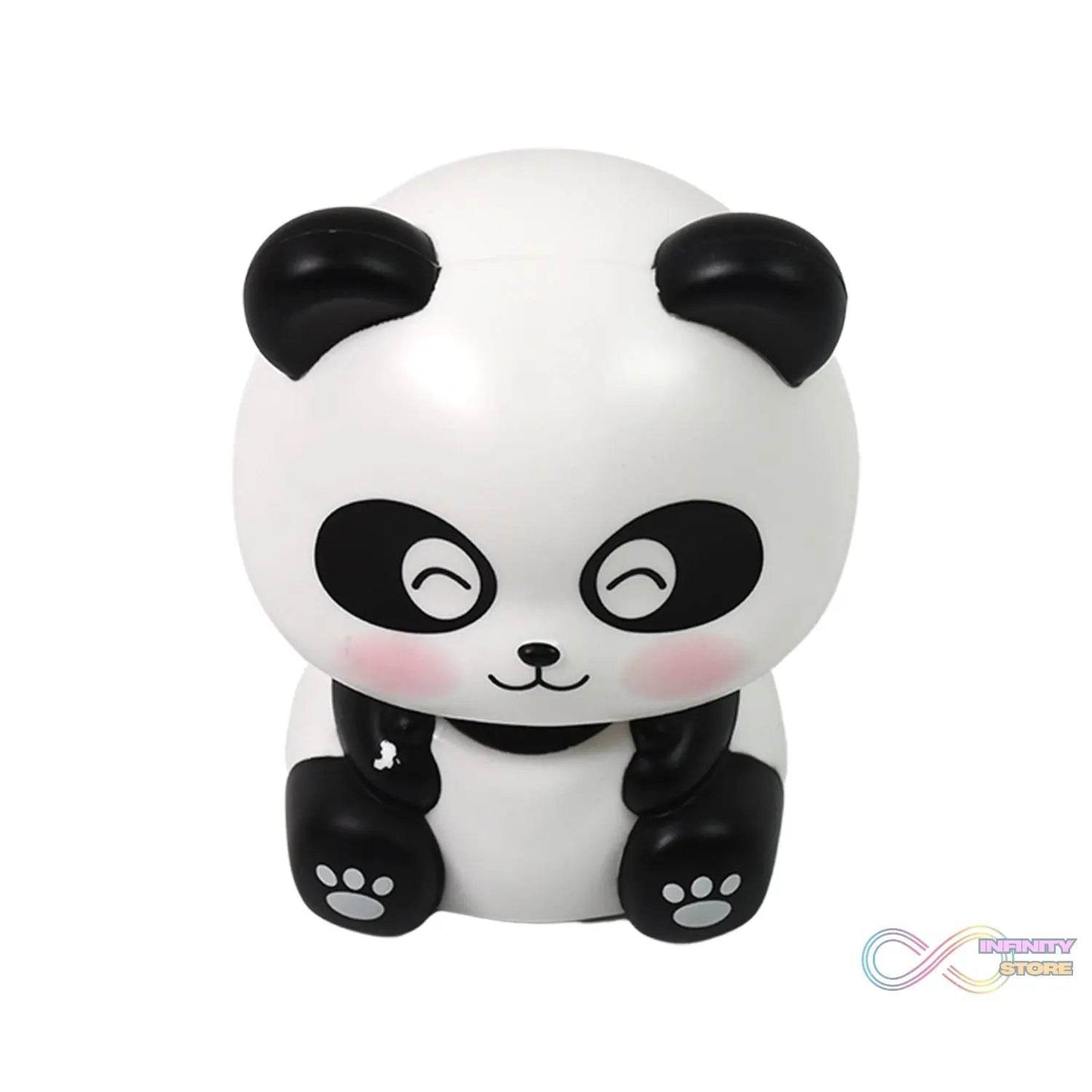 Car Decoration Solar Power Moving Head Panda Statue Creative (1 Pc) - infinityexculsivestore.com