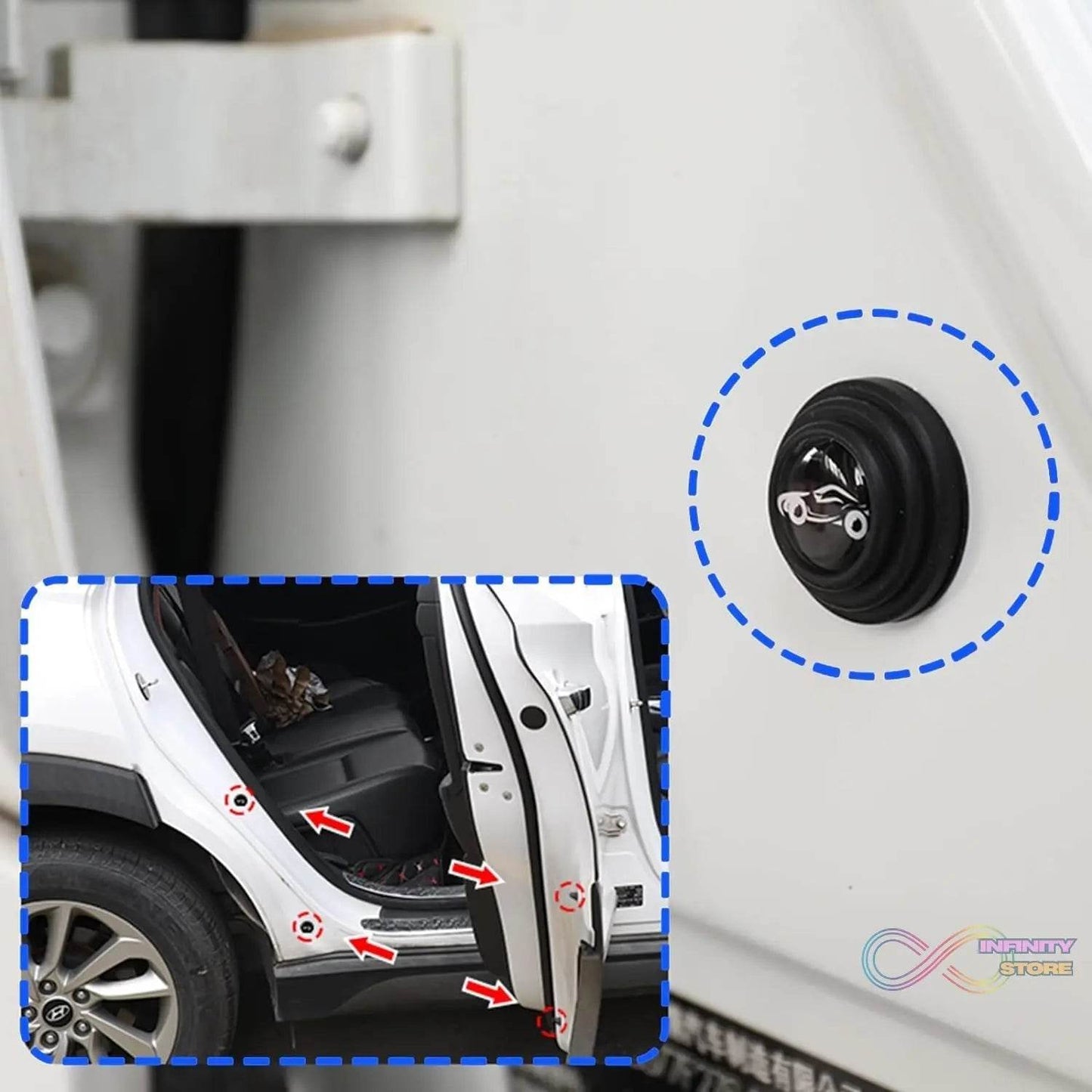 Car Door Shock Absorber Car Door Protection Sticker (1 Pc) - infinityexculsivestore.com