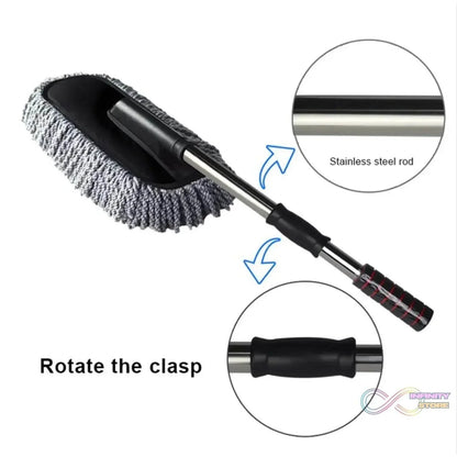 Car Dust Brush – Gentle and Efficient Cleaning Tool for Interior and Exterior (1 Pc) - infinityexculsivestore.com