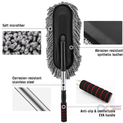 Car Dust Brush – Gentle and Efficient Cleaning Tool for Interior and Exterior (1 Pc) - infinityexculsivestore.com