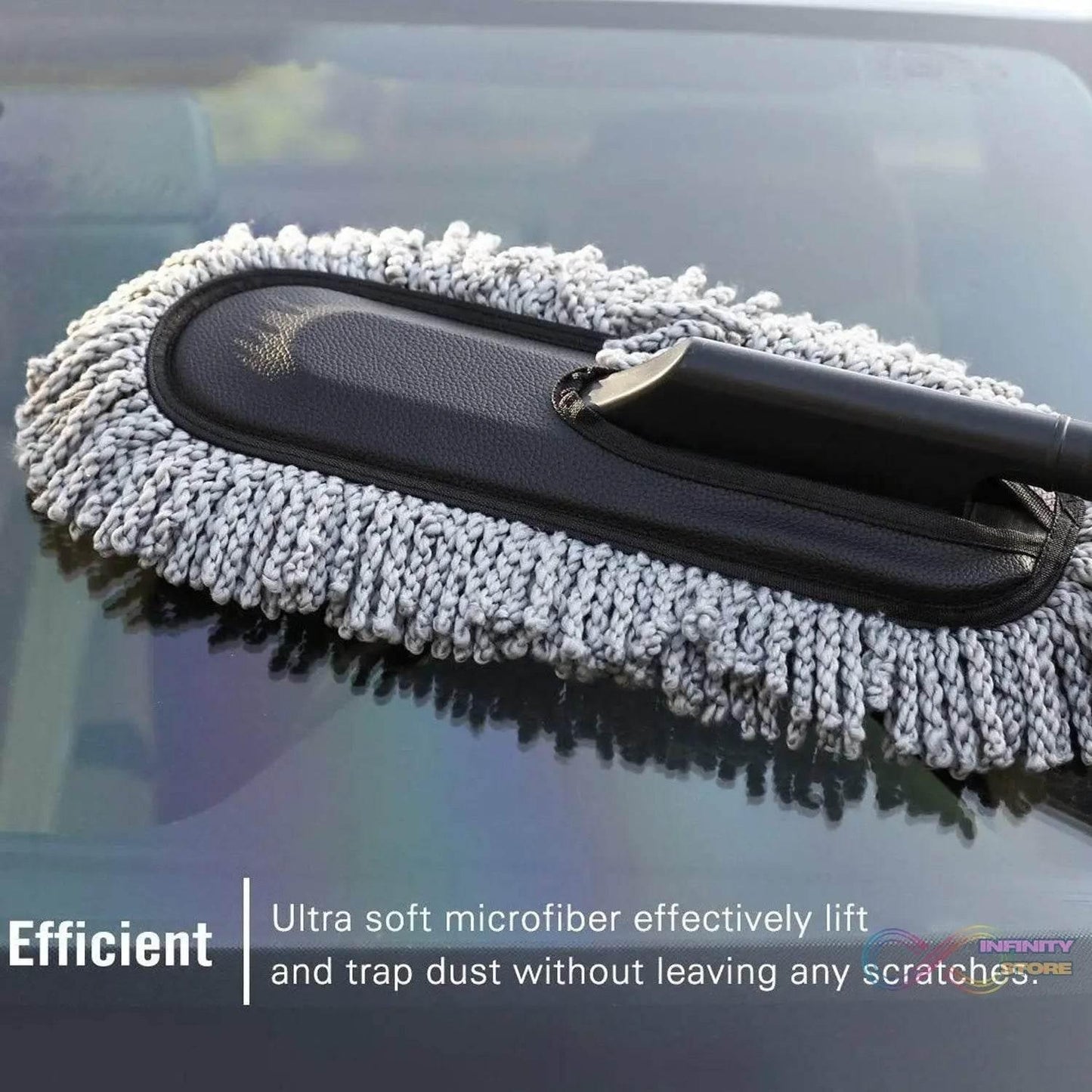 Car Dust Brush – Gentle and Efficient Cleaning Tool for Interior and Exterior (1 Pc) - infinityexculsivestore.com