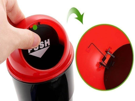 Car Dustbin / Mini Car Trash Bin / Car Ashtray - infinityexculsivestore.com