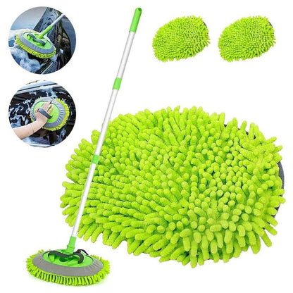 Car Duster Microfiber Flexible Duster Car Wash | Car Cleaning Accessories | Microfiber | brush | Dry / Wet Home, Kitchen, Office Cleaning Brush Extendable Handle - infinityexculsivestore.com