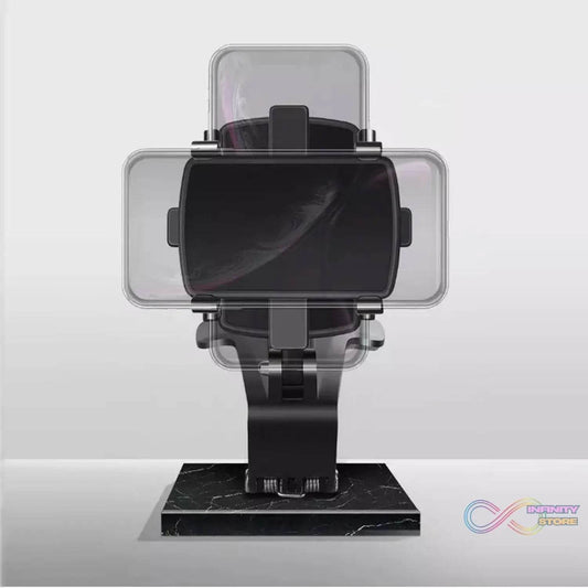Car Mobile Phone Holder Mount Stand with 180 Degree. Stable One Hand Operational Compatible with Car Dashboard. - infinityexculsivestore.com