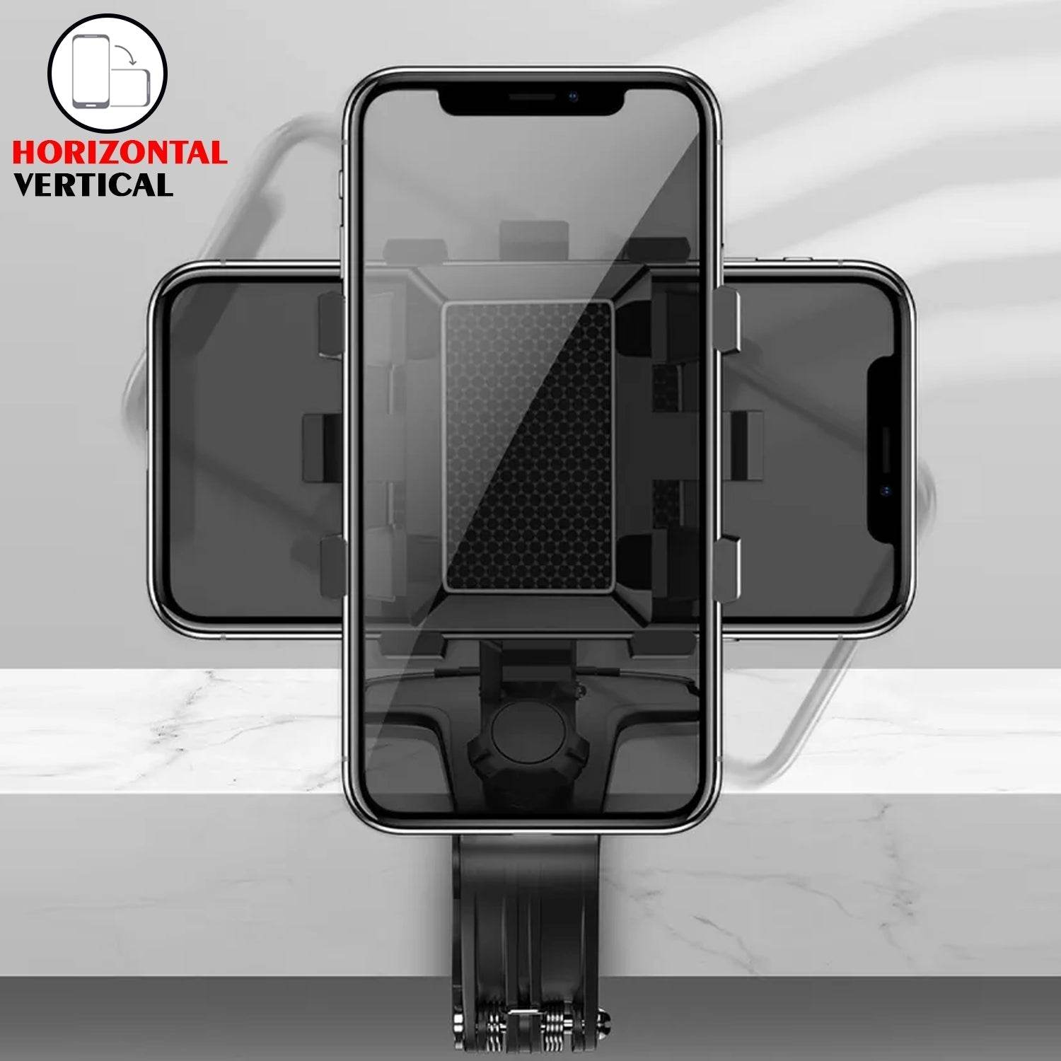 Car Mobile Phone Holder Mount Stand with 360 Degree. Stable One Hand Operational Compatible with Car Dashboard. - infinityexculsivestore.com