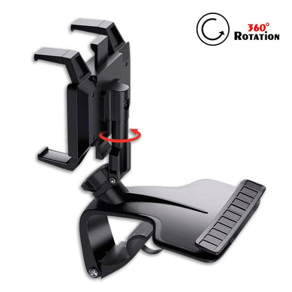 Car Mobile Phone Holder Mount Stand with 360 Degree. Stable One Hand Operational Compatible with Car Dashboard. - infinityexculsivestore.com
