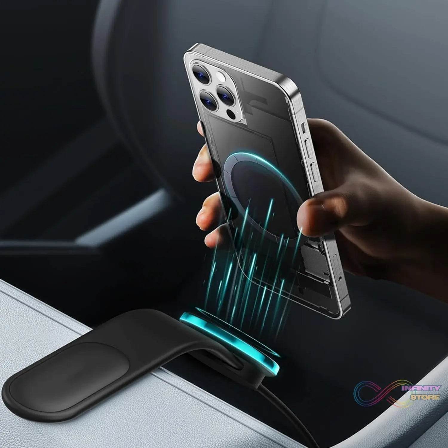 Car Mount Charger, 15W Wireless Car Charger Phone Holder (1 Set) - infinityexculsivestore.com