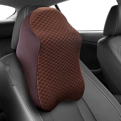 Car Neck Pillow Car Neck Headrest Pillow Memory Foam Car Accessories Cushion Car Seat Head Support Neck Protector Car Seat Neck Pillow, for Driving (1 Pc / Mix Color) - infinityexculsivestore.com