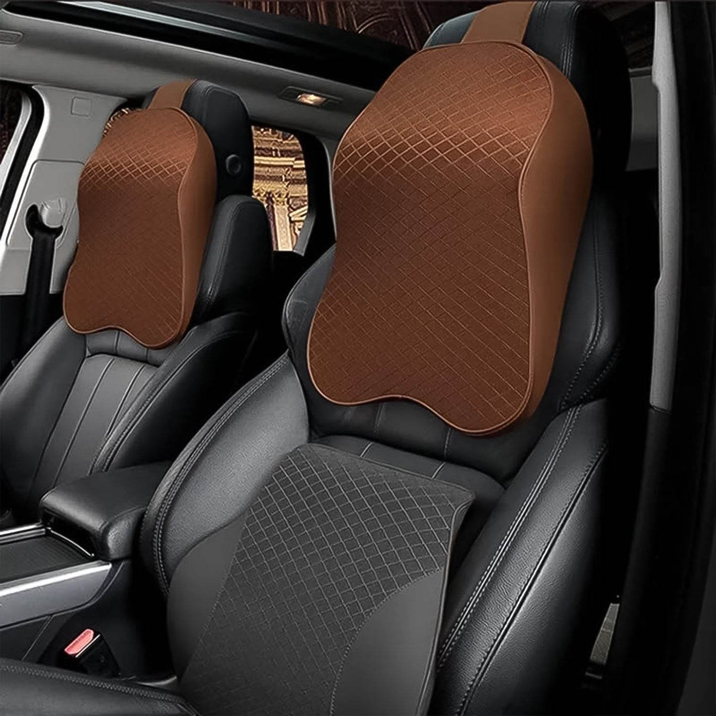 Car Neck Pillow Car Neck Headrest Pillow Memory Foam Car Accessories Cushion Car Seat Head Support Neck Protector Car Seat Neck Pillow, for Driving (1 Pc / Mix Color) - infinityexculsivestore.com