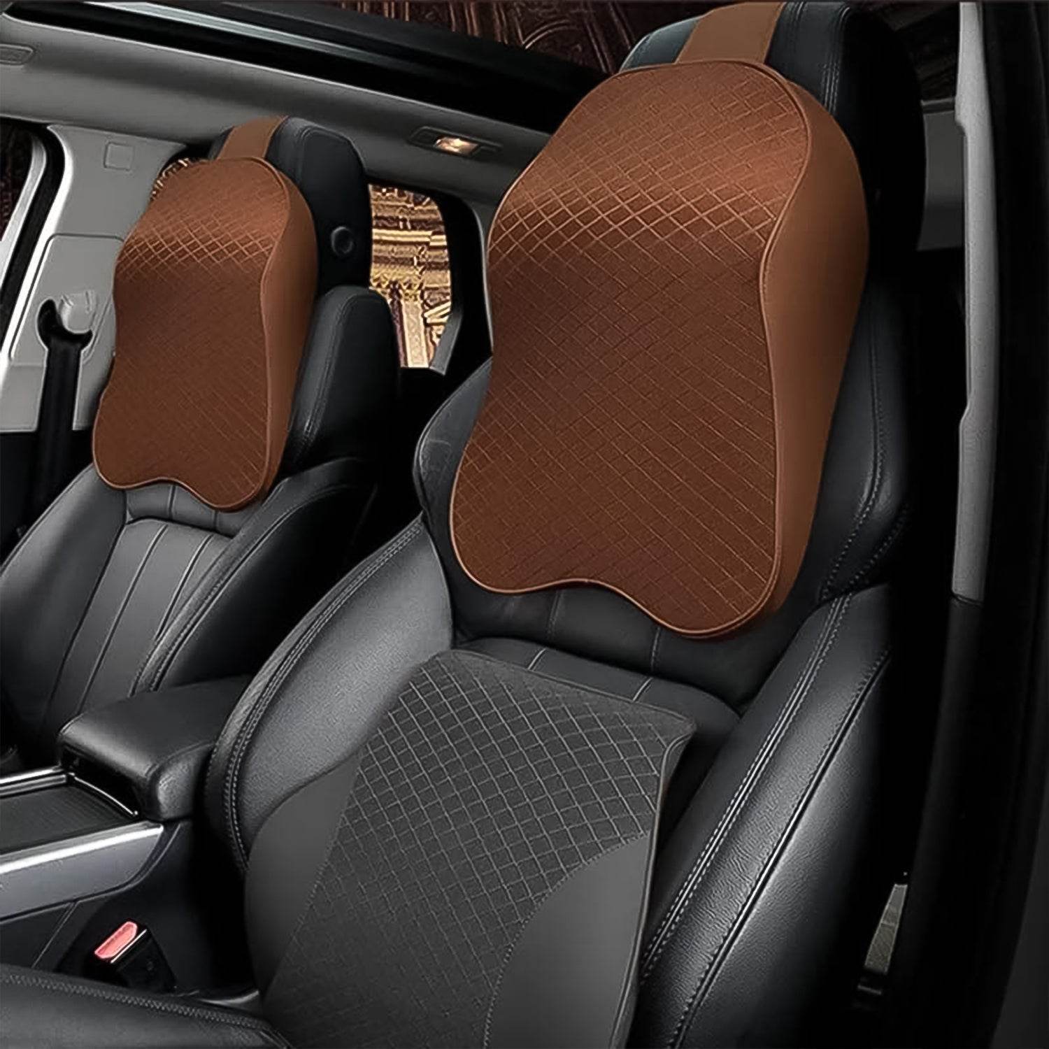 Car Neck Pillow Car Neck Headrest Pillow Memory Foam Car Accessories Cushion Car Seat Head Support Neck Protector Car Seat Neck Pillow, for Driving (1 Pc / Mix Color) - infinityexculsivestore.com