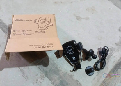 Car Phone Holder Wireless Car Charger 10W Qi Fast Charging Car Charger Gravity Auto Clamping 360Â° Rotation Air Vent Car Mount Holder - infinityexculsivestore.com