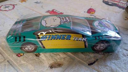 Car-Shaped Metal Compass Box (1 Pc): Pencil Case for Kids, Stationery - infinityexculsivestore.com