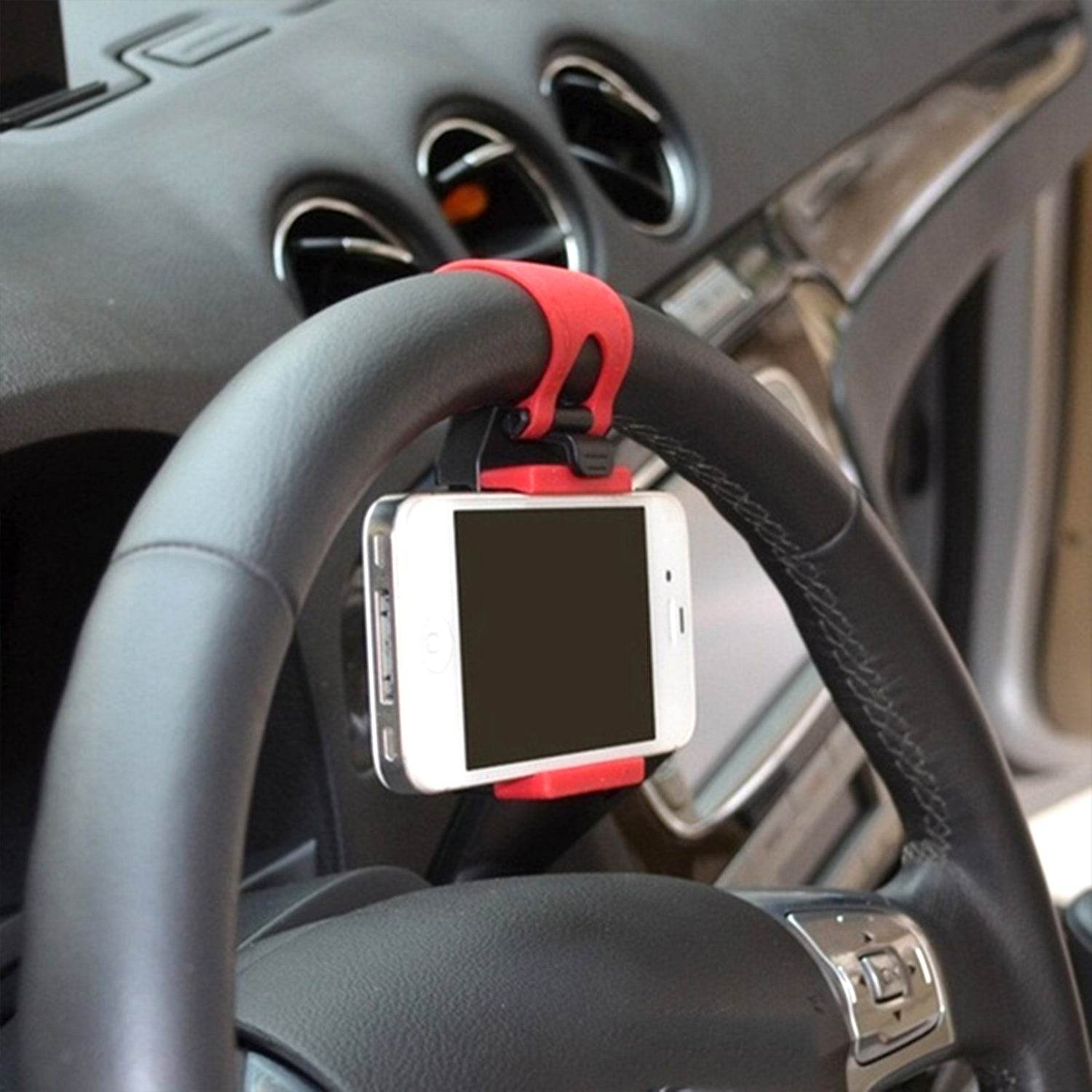 Car Steering Wheel Mobile Holder - infinityexculsivestore.com