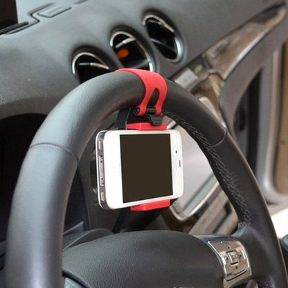 Car Steering Wheel Mobile Holder - infinityexculsivestore.com