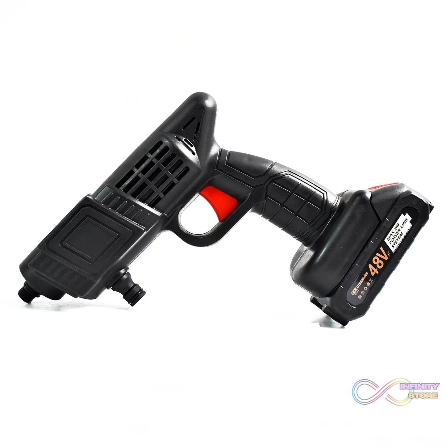 Car Washer Gun Wireless High Pressure Washer Water Spray Gun (48V / With Small Box & Small Adaptor / 1 Set) - infinityexculsivestore.com