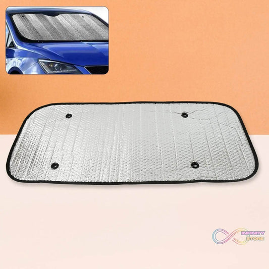 Car Windshield Sun Shade, Blocks UV Rays Sun Visor Protector, Keeps Your Vehicle Cool Sunshade for Cars, SUVs, Trucks, and Vans (80×35 Cm) - infinityexculsivestore.com