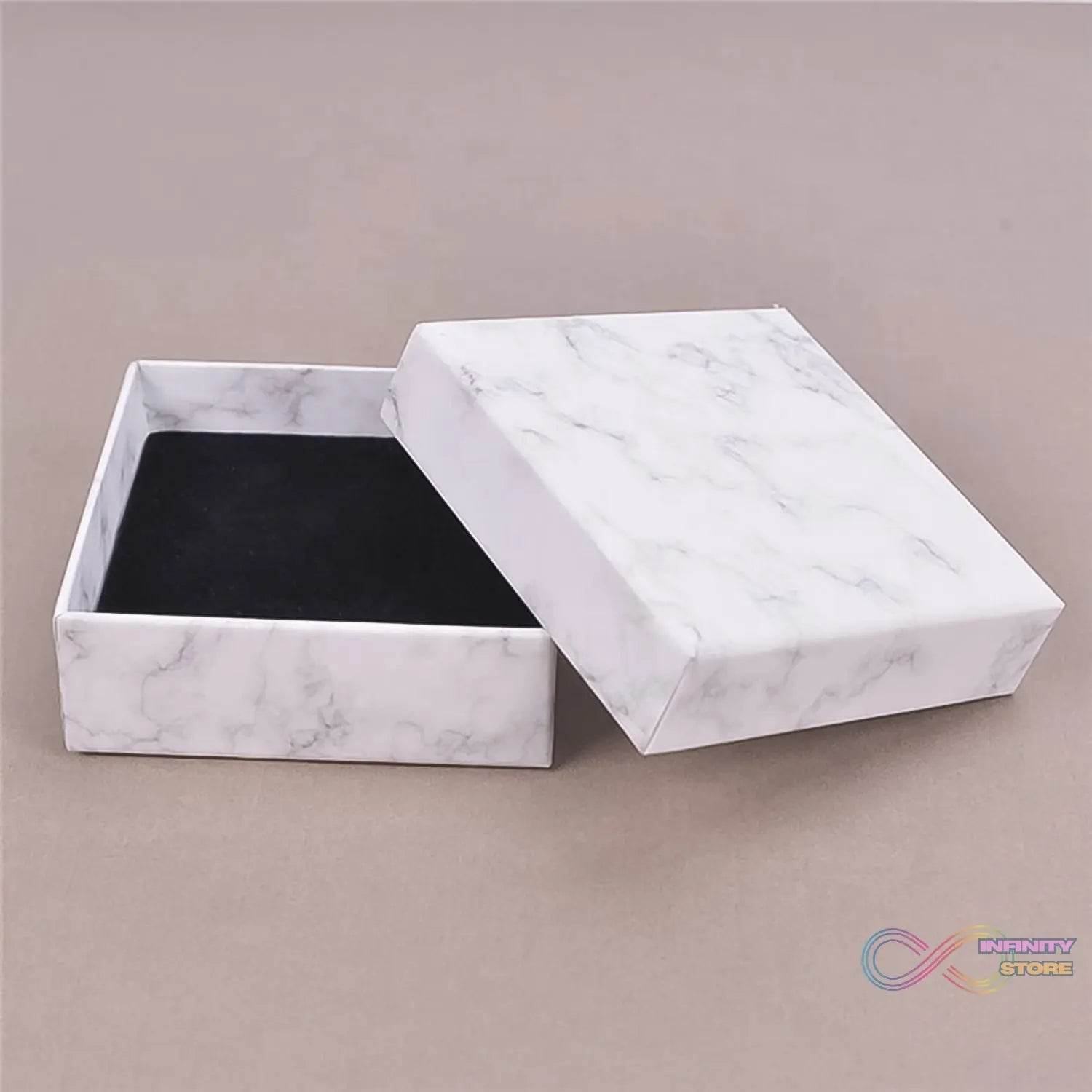 Cardboard Jewelry Boxes Gift Case Small Paper Jewelry Gift Boxes (7 Pcs Set / Mix Size) - infinityexculsivestore.com