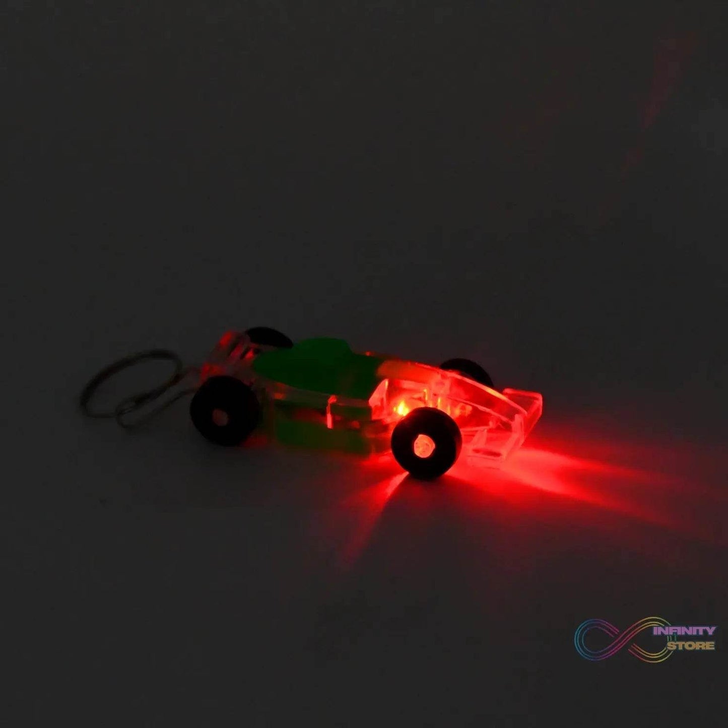 Cars Shape Keychain with On / Off Button LED Flashing Light (1 Pc) - infinityexculsivestore.com