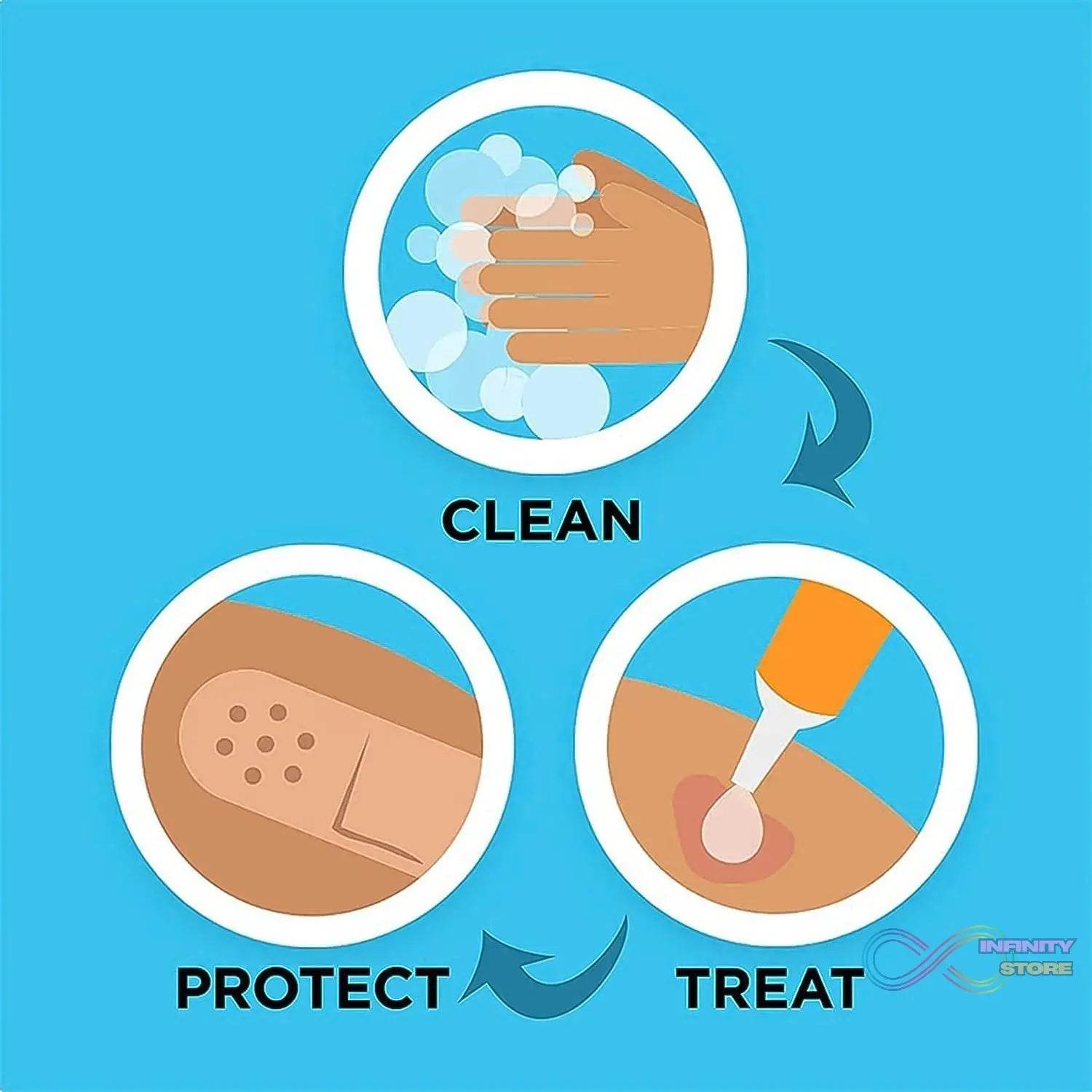 Cartoon Adhesive Bandages Waterproof Creative Bandage (50 Pcs Set) - infinityexculsivestore.com