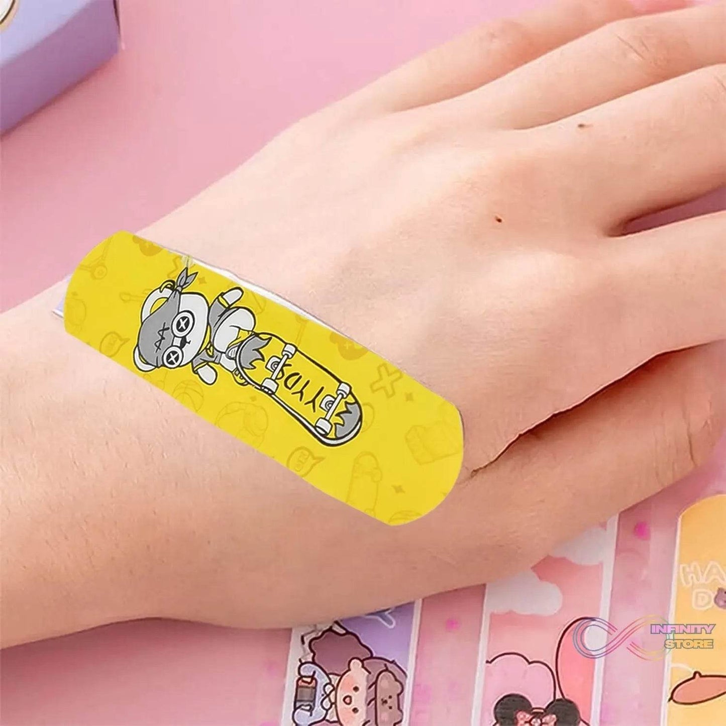 Cartoon Adhesive Bandages Waterproof Creative Bandage (50 Pcs Set) - infinityexculsivestore.com