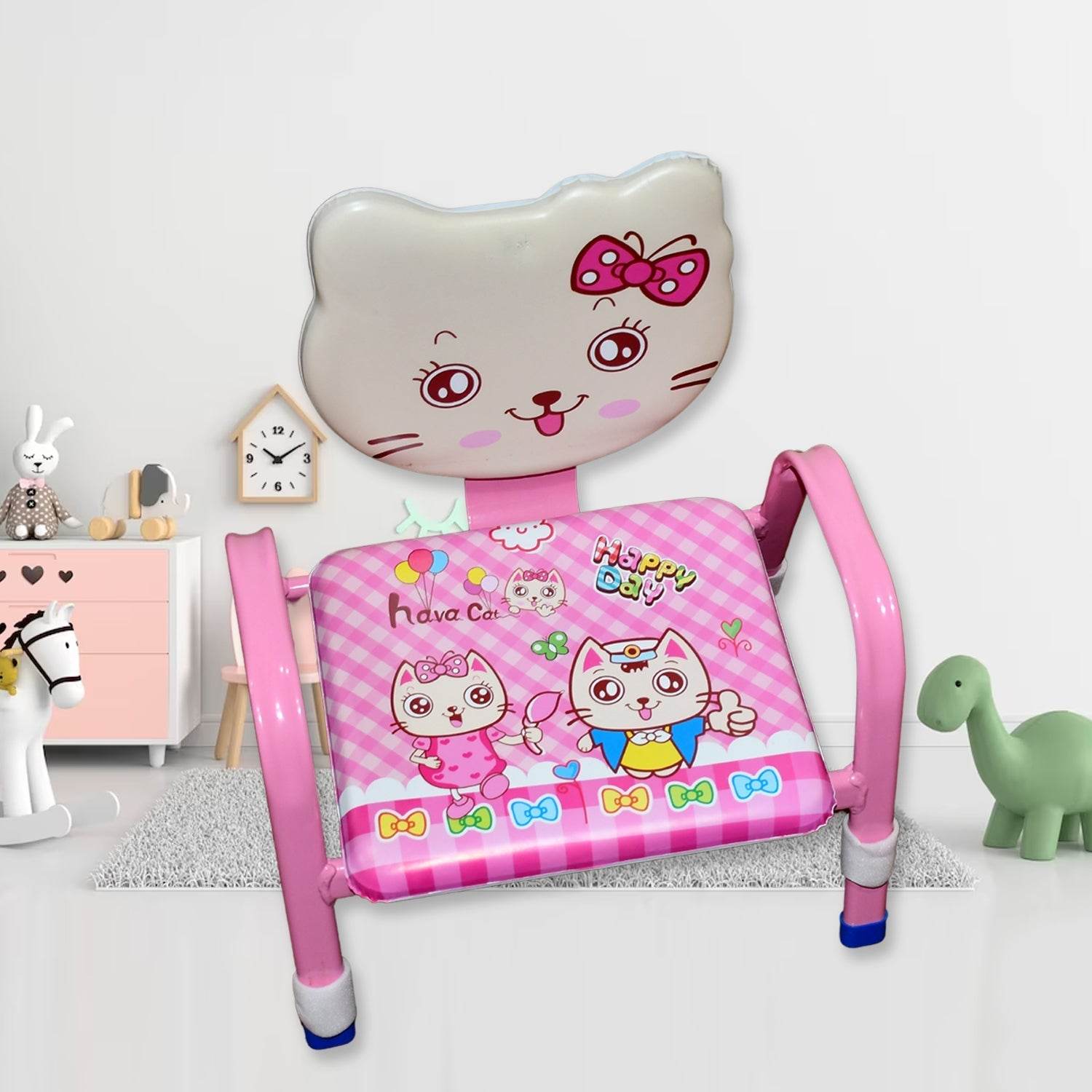 Cartoon Baby Chair Strong Steel Cushion & Comfortable Baby Chair High Quality Chair (1 Pc) - infinityexculsivestore.com
