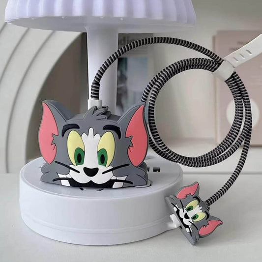 Cartoon Character Silicon Charger Case Cover For iP 18-20W (Mix Design / 1 Pc) - infinityexculsivestore.com