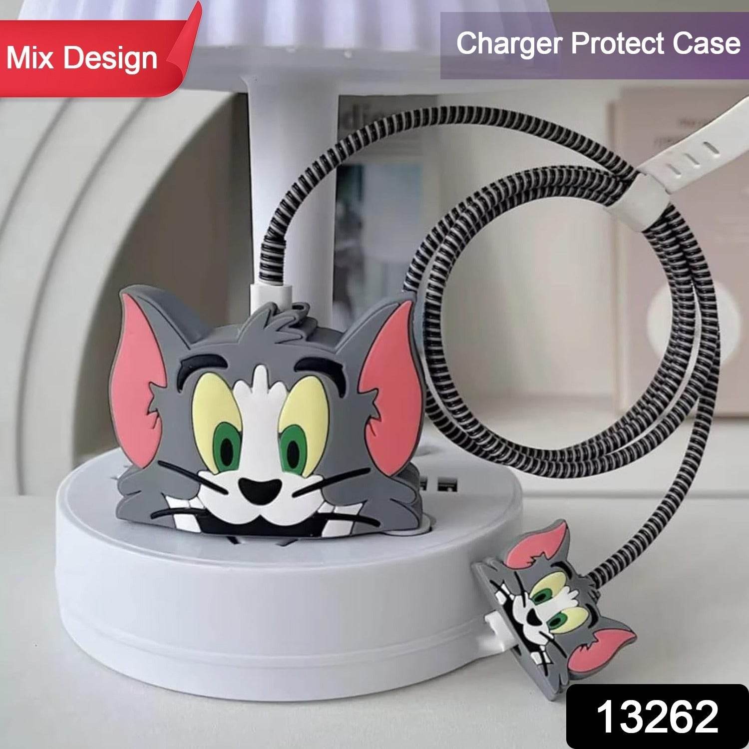 Cartoon Character Silicon Charger Case Cover For iP 18-20W (Mix Design / 1 Pc) - infinityexculsivestore.com
