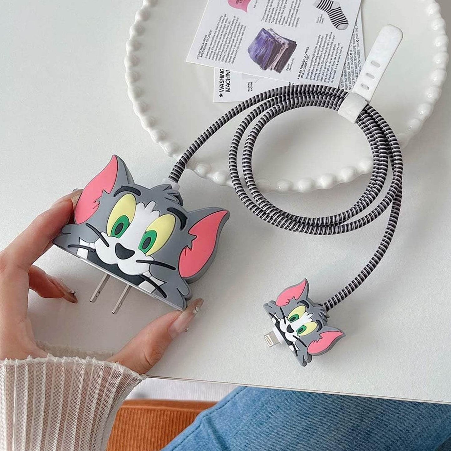 Cartoon Character Silicon Charger Case Cover For iP 18-20W (Mix Design / 1 Pc) - infinityexculsivestore.com