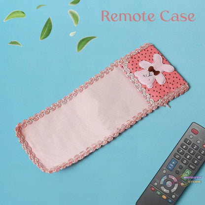 Cartoon Cloth Lace Remote Control Cover Remote Case (1 Pc / 21×8 CM / Medium) - infinityexculsivestore.com