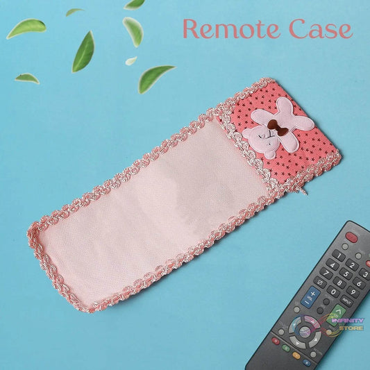 Cartoon Cloth Lace Remote Control Cover Remote Case (1 Pc / 21×8 CM / Medium) - infinityexculsivestore.com