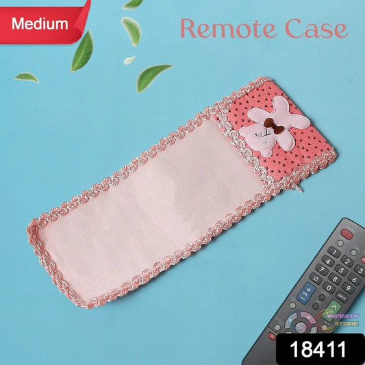 Cartoon Cloth Lace Remote Control Cover Remote Case (1 Pc / 21×8 CM / Medium) - infinityexculsivestore.com