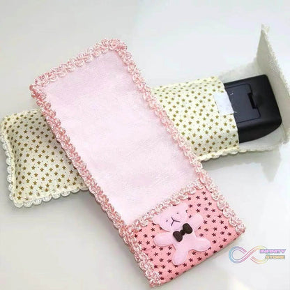 Cartoon Cloth Lace Remote Control Cover Remote Case (1 Pc / 21×8 CM / Medium) - infinityexculsivestore.com