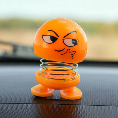 Cartoon Face, Spring Doll Dance Toy (1 Pc / With Color Box) - infinityexculsivestore.com