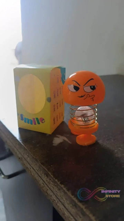 Cartoon Face, Spring Doll Dance Toy (1 Pc / With Color Box) - infinityexculsivestore.com