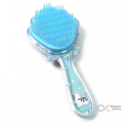Cartoon Hair Brush Massage Shower Comb Blur Wet Salon (1 Pc ) - infinityexculsivestore.com