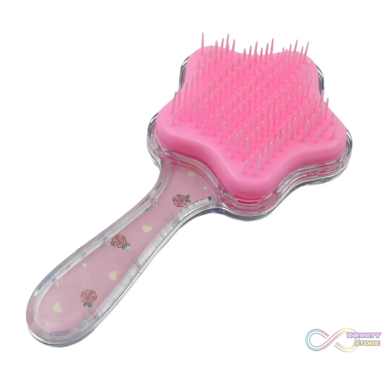 Cartoon Hair Brush Massage Shower Comb Blur Wet Salon Hair Brushes Hair Styling Tools, Glitter Comb, Soft & Smooth Brush, Mermaid Brush For Kids Return Gifts For Kids (1 Pc ) - infinityexculsivestore.com