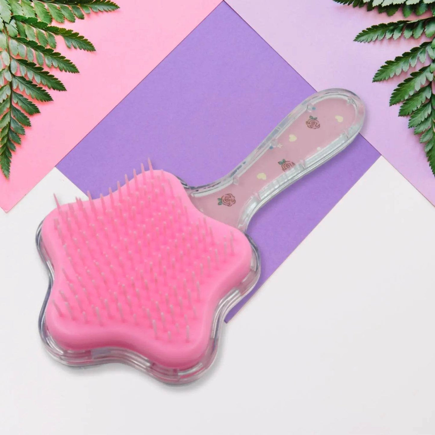Cartoon Hair Brush Massage Shower Comb Blur Wet Salon Hair Brushes Hair Styling Tools, Glitter Comb, Soft & Smooth Brush, Mermaid Brush For Kids Return Gifts For Kids (1 Pc ) - infinityexculsivestore.com