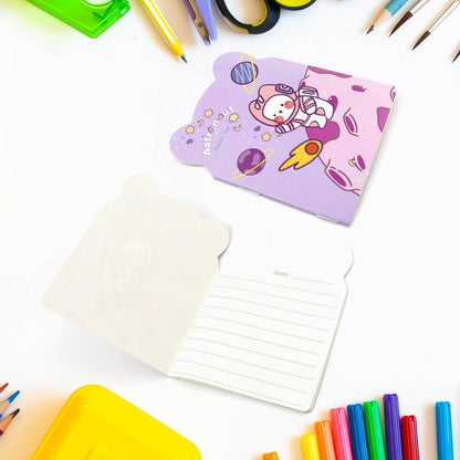 Cute Cartoon Journal Diary, Notebook for Women Men Memo Notepad Sketchbook 16 Pages Writing Journal for Journaling Notes Study School Work Boys Girls, Stationery (120x85MM / 1 Pc) - infinityexculsivestore.com