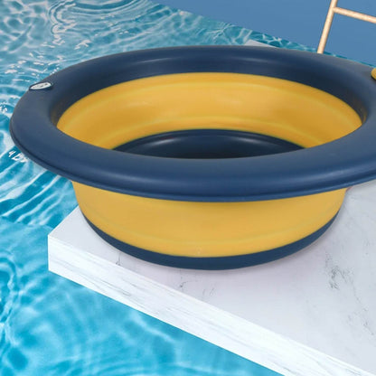 Cartoon Shape Wash Basin, Space Saving Multi Function Foldable Baby Wash basin Easy Clean Lightweight Thicken for Washing Face for Home (33x31 Cm / 1 pc) - infinityexculsivestore.com