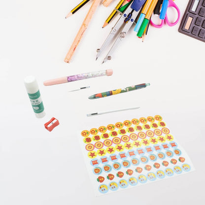 Cartoon Stationery Box Cartoon Design School Box Book , diary , Pen , Eraser, Sharpner , Sticker & Pen Refill Student Gift School box (1 box) - infinityexculsivestore.com