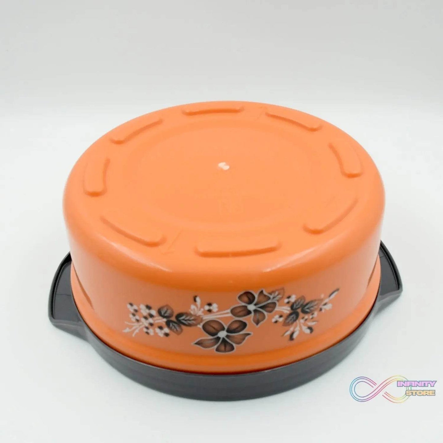 Casserole Box for Food Searving Inner Steel Insulated Casserole Hot Pot Flowers Printed Chapati Box for Roti Kitchen (Approx 2500 ml) - infinityexculsivestore.com