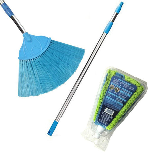 Ceiling Broom Fan for cleaning and wiping over dusty floor surfaces with effective performance. - infinityexculsivestore.com