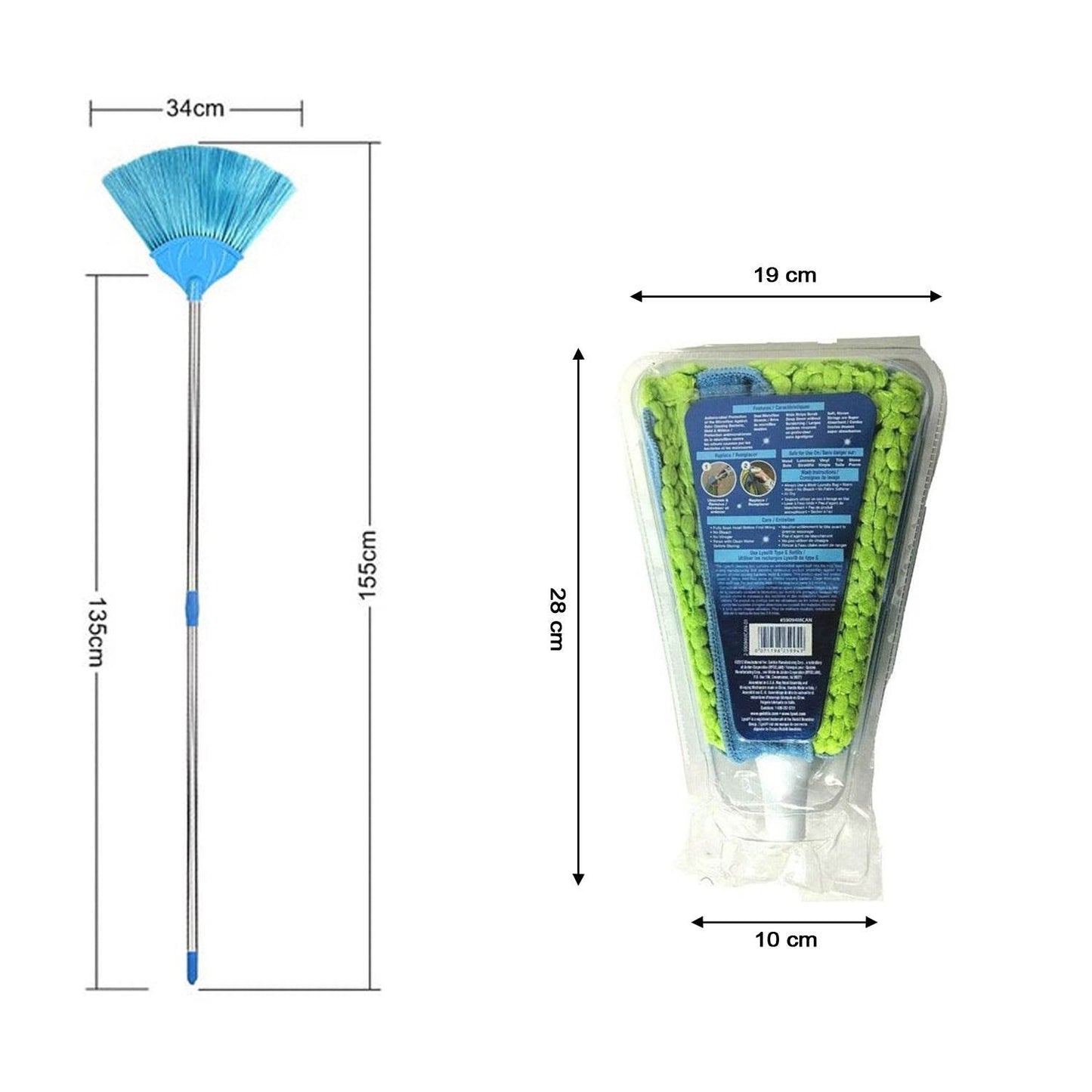 Ceiling Broom Fan for cleaning and wiping over dusty floor surfaces with effective performance. - infinityexculsivestore.com