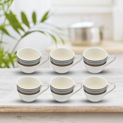 Ceramic Tea / cups and Saucer / Rakabi Set of 12 Pcs - infinityexculsivestore.com