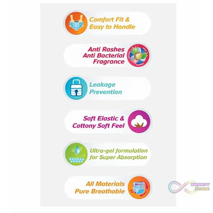 Champs Soft & Dry Baby Diaper Pants (XL, 10 Pcs): Leakproof Comfort - infinityexculsivestore.com