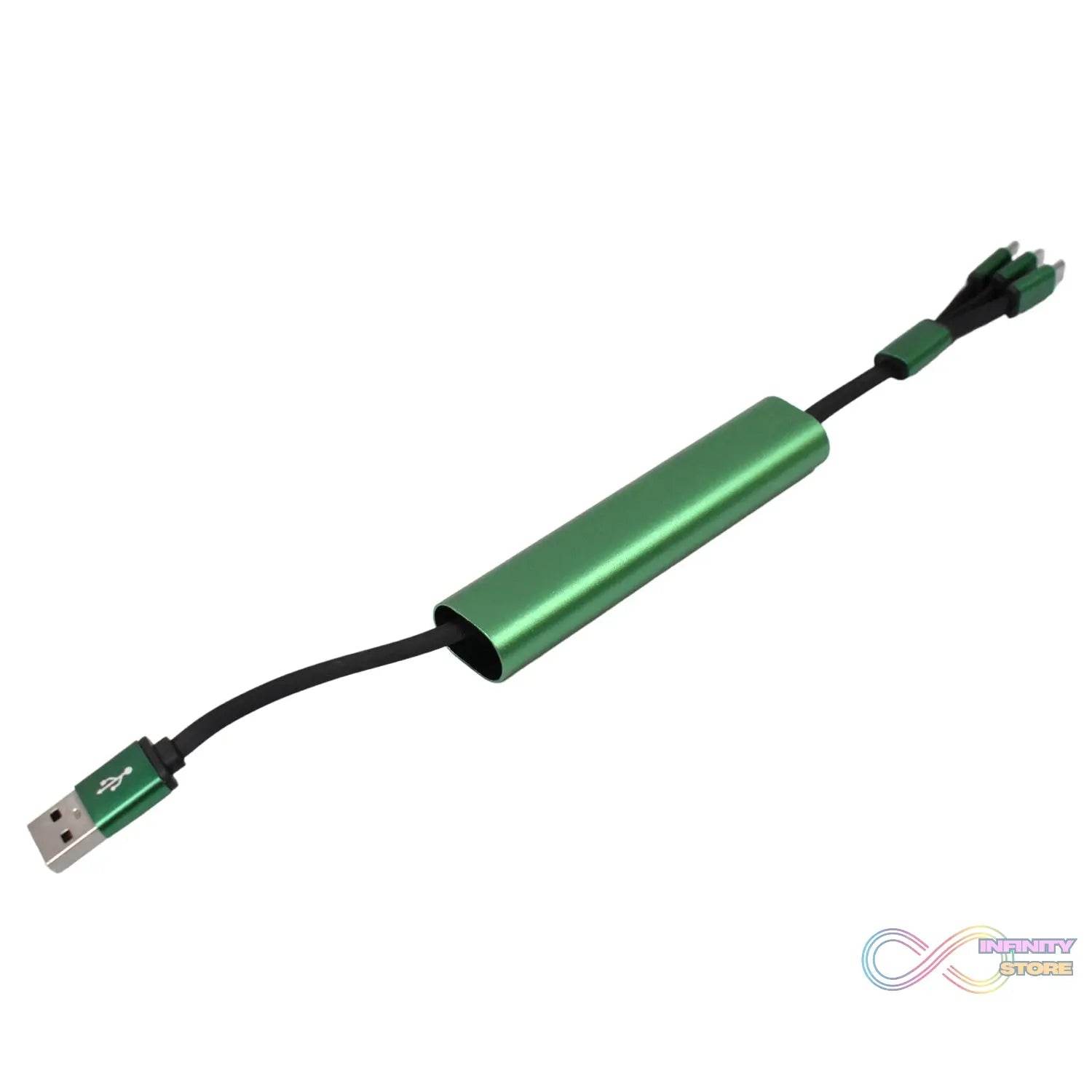Charging Cable, 3 in 1 Extendable, Data transmit & Charging Cable (1 Pc) - infinityexculsivestore.com