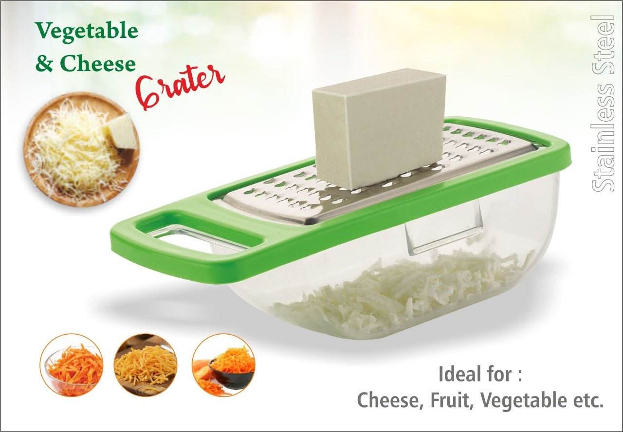 Cheese Grater / Slicer / Chopper With Stainless Steel Blades - infinityexculsivestore.com