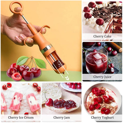 Cherry Pitter Tool, One Hand Operation Cherry Corer Pitter Remover Tool Best, Cherry Pit Kitchen Tools for Cherries Jam Quick Removal Fruit Stones (1pc). - infinityexculsivestore.com