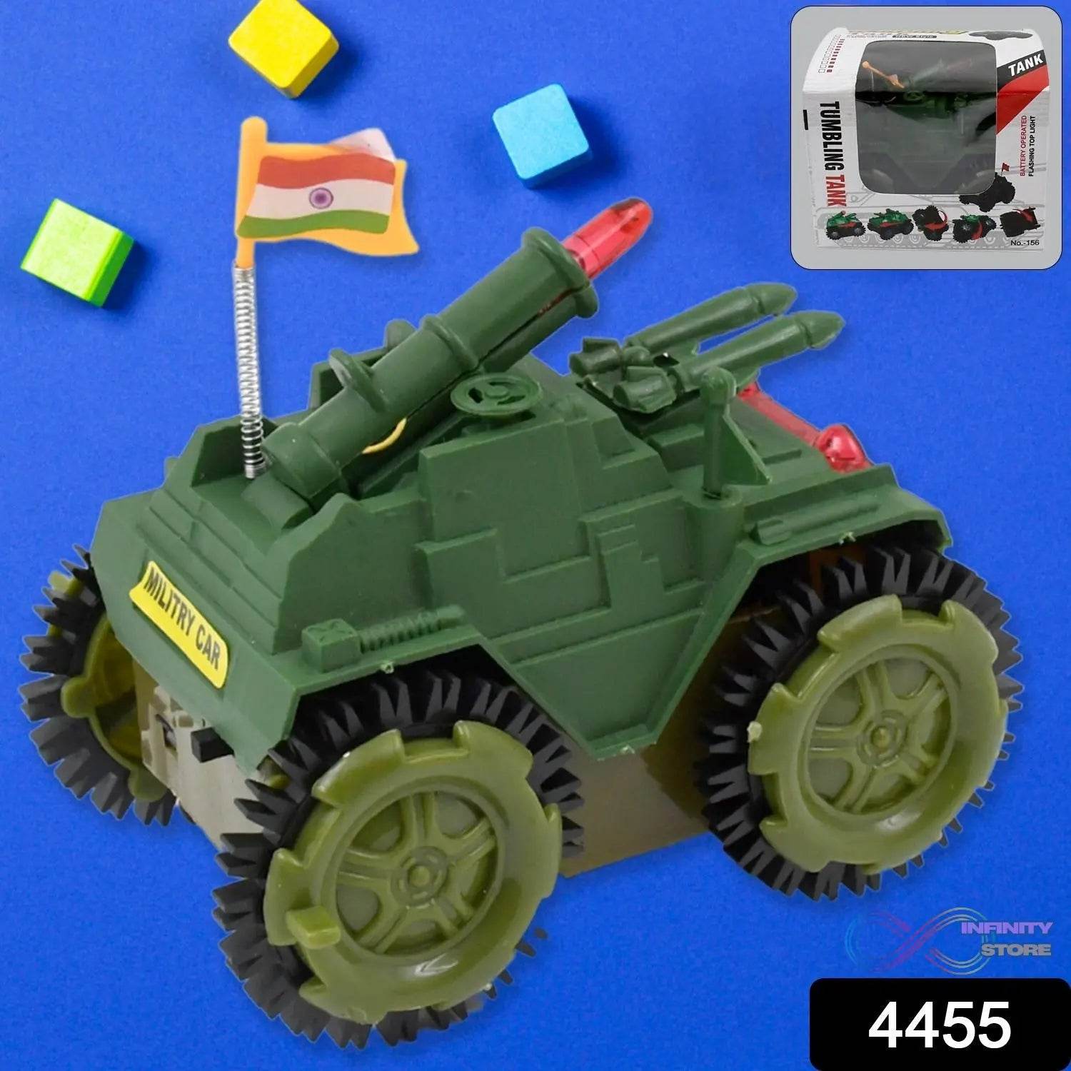 Children's Joy Tumbling Tank Toy Car - infinityexculsivestore.com